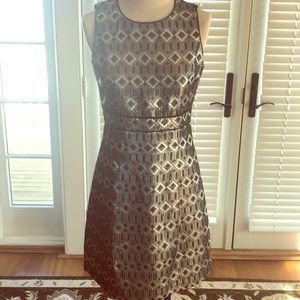 Tory Burch metallic shift dress